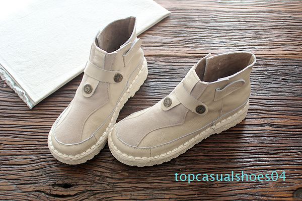 

feccer-оригинальные художественные сапоги ручной работы, женская обувь, шитье пряжки ремня шикарные зимние теплые сапоги голые ботильоны t04, Black