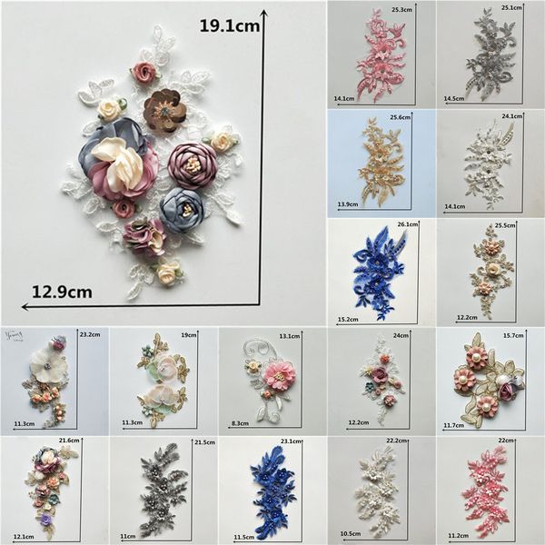 

новое прибытие вышитые воротник ткань одежда аппликация кружева декольте diy свадебные платья аксессуары швейные ремесла скрапбукинг