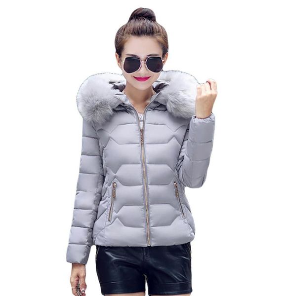 

flying roc 2018 women winter jacket korea style short ropa de invierno para mujer femme jeans women plus size casual coats, Black;brown