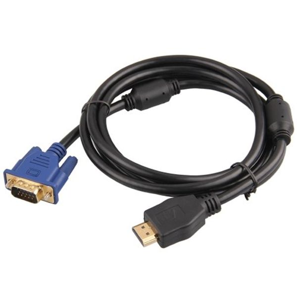 

cable adapter converter gold plaque hdmi to vga 15pin male 1.65m