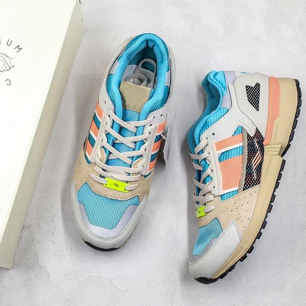 

2020 consortium zx 10000 eqt 4.0 running shoes mens women multi color real leather designer casual sport sneaker
