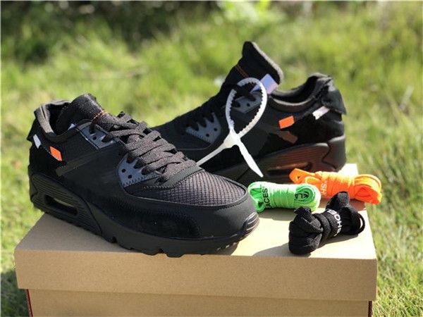 

2019 brand mens designer shoe 90 desert ore black white running shoes men women 90s sports sneakers