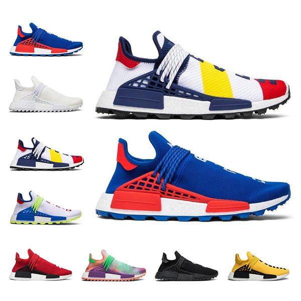 

with box human race bbc designer shoes pharrell williams chalk coral pack oreo nerd mens womens golf running shoes