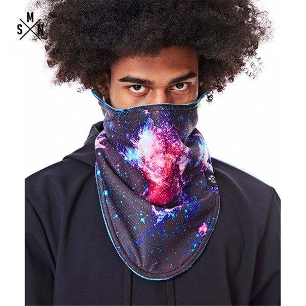 

smn ski mask men and women winter outdoor sport travel equipment windproof single double skiing face towel ing, Black