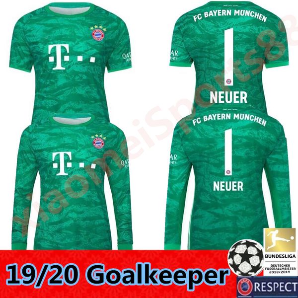

2019 2020 lewandowski soccer jerseys men long sleeves james muller robben hummels 19 20 goalkeeper neuer football shirt, Black;yellow