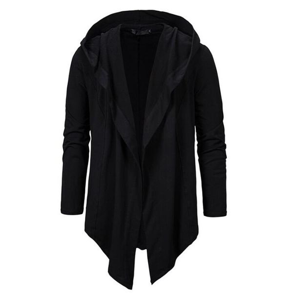 

2020autumn men hoodies sports casual wear fashion tide hooded jacket casual wear clothes hoody jacket assassin master streetwear, Black