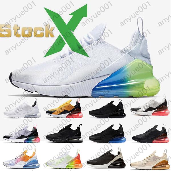 

triple black core white 270 men women running shoes classic og 270s regency purple bred trainer olive tiger designer sports sneakers 36-45
