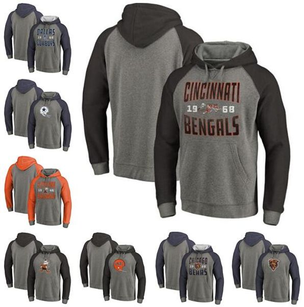 

Dalla cleveland cincinnati chicago men bear bengal brown cowboy pro line by fanatic branded timele collection pullover hoodie