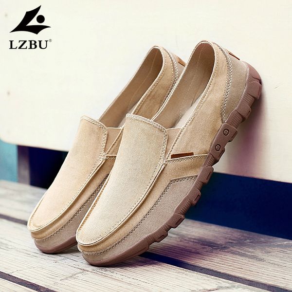 

shoes men canvas shoes men's fashion solid comfortable casual men lace-up light summer loafers plus size 38-48, Black