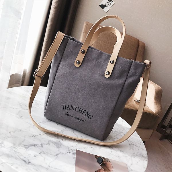 

jiulin 2019 new high-capacity tote bag simple shopping bag fashionable single-shoulder oblique hand-held women's