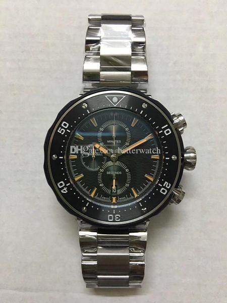 

wholesale luxury ors, original butterfly watch buckle, 50mm, 361l stainless steel, waterproof, man's multi-function timekeeping watch,, Slivery;brown