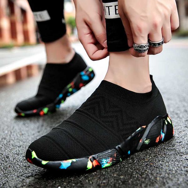 

2020 men women casual shoes sport paris knit speed runner sneakers trend triple s trainers outdoor shoes, Black