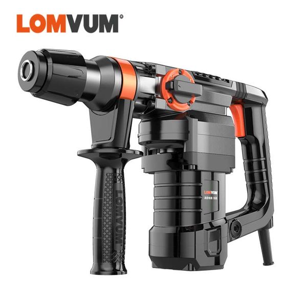 

lomvum electric hammer perforator pick drill multi-function high power industrial impact drill 4580w electric rock puncher