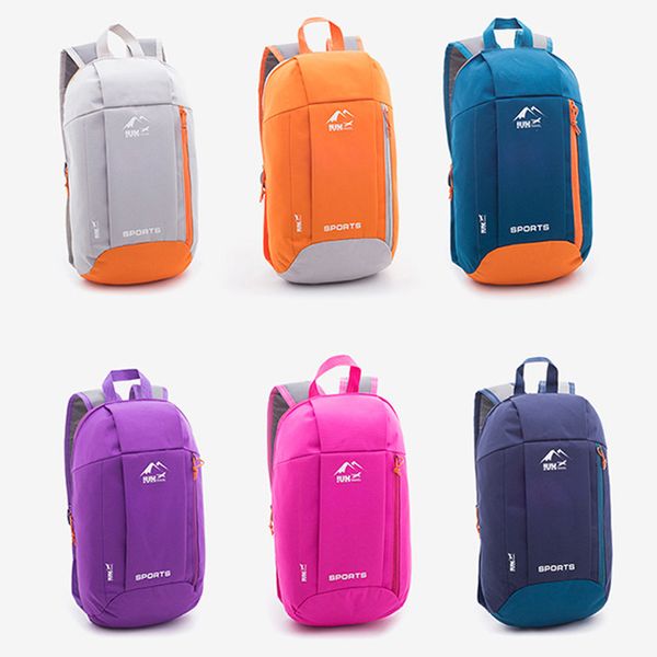 

outdoor travel bag fashion waterproof backpack durable sport bag solid zipper backpack for man woman shoulder bag 6 colors dbc vt0497