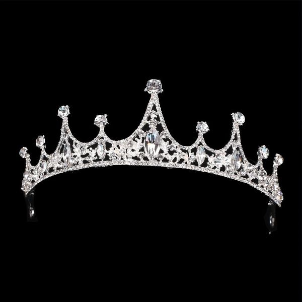 

luxury rhinestone faux pearl wedding tiara crown headband hair hoop headdress new