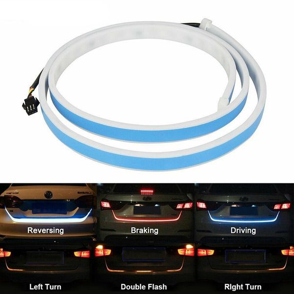 

12v car led tail strip light tailgate rear lights bar strip turn signal light brake reverse