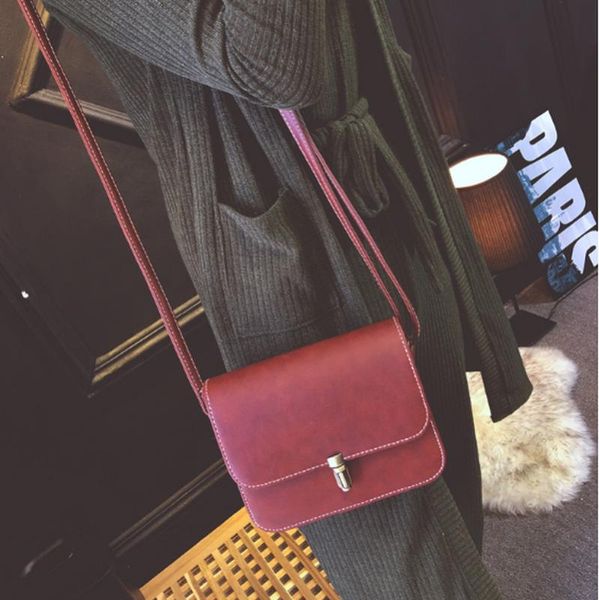 

2020 new korean fashion women's bags pu shoulder bags slim casual horizontal square small square bag fashion bag