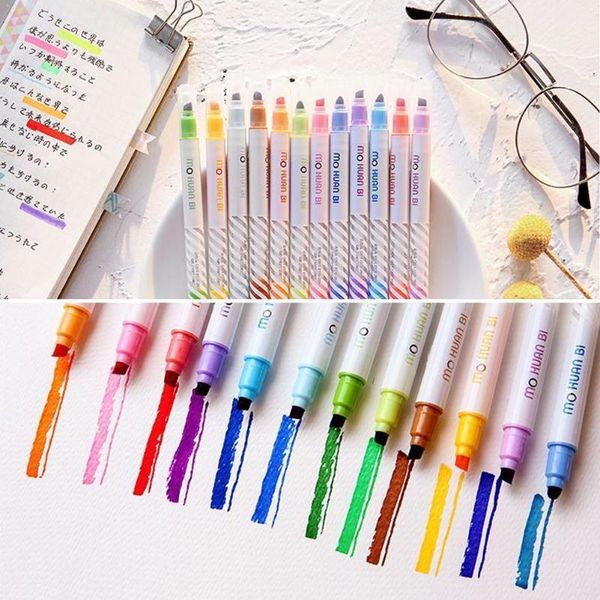 

the magic fading highlighter pen is specially designed gift stationery korean for children's school supplies office v9p7