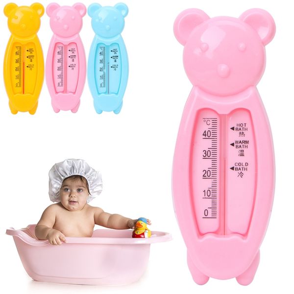 

cartoon baby water thermometer bear shape with scale bathtub bath safe water thermometer tester for baby children care