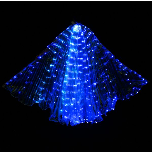 

halloween large luminous butterfly led belly dance wing angel isis wing, Black;red