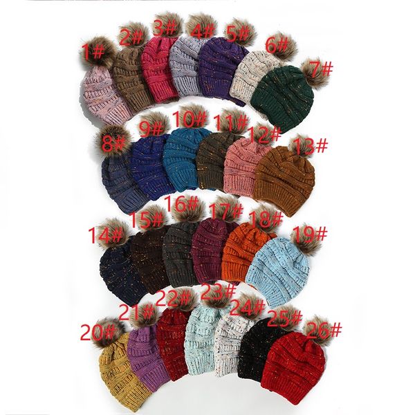 

hat women confetti knitted wool warm ladies solid colorful cap hat winter female beanie pom skull outdoor pom jxw463 dkoss, White;black