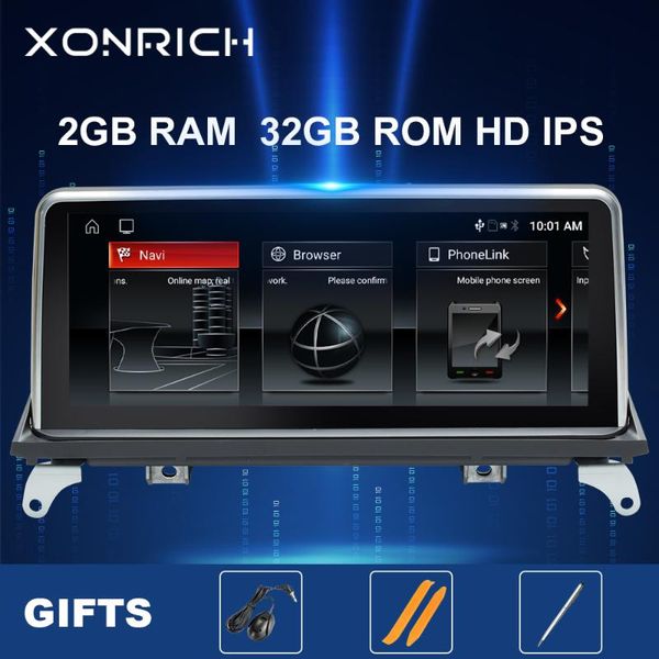 

2gb android 10.0 автомобильное радио мультимедиа для x5 e70 x6 e71 2007-2013 оригинальный ccc или cic gps навигация стерео аудио головной бл