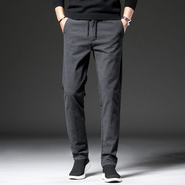 

2020 new pants men's trousers casual men's pants loose harem sports pantsen's in spring and summer youthful vitality, Black