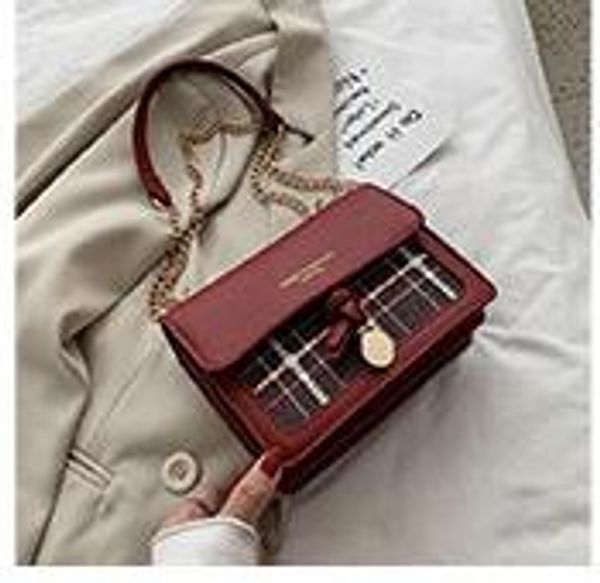 

newset chain small square wild designer female bag 2020 fashion simple one shoulder messenger bag mobile phone bag