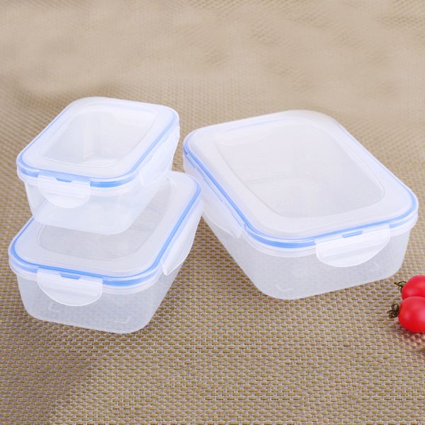

1x fresh fruit snacks storage plastic kitchen container sauce food box crisper