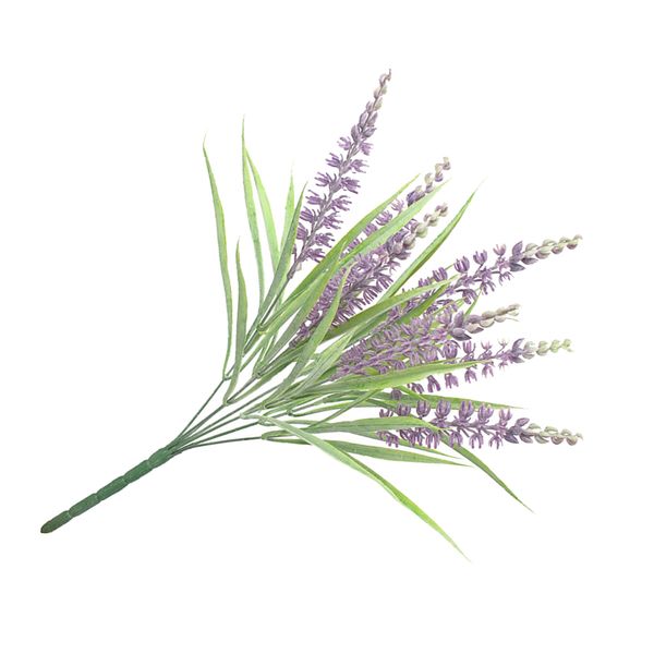 

7 branches/bundle artificial lavender flowers plants home garden patio decor