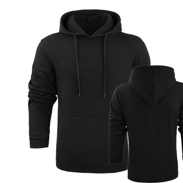 

sudadera con capucha de marca de moda con capucha para hombre, Black