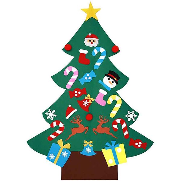 

2019 new products diy christmas felt christmas decorations family party decoration children puzzle games
