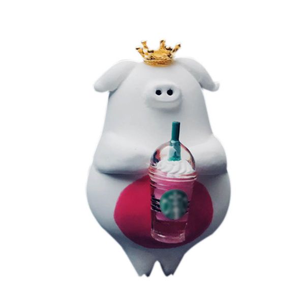 

cute pig car perfume car air conditioning outlet clip with jewelry ornaments