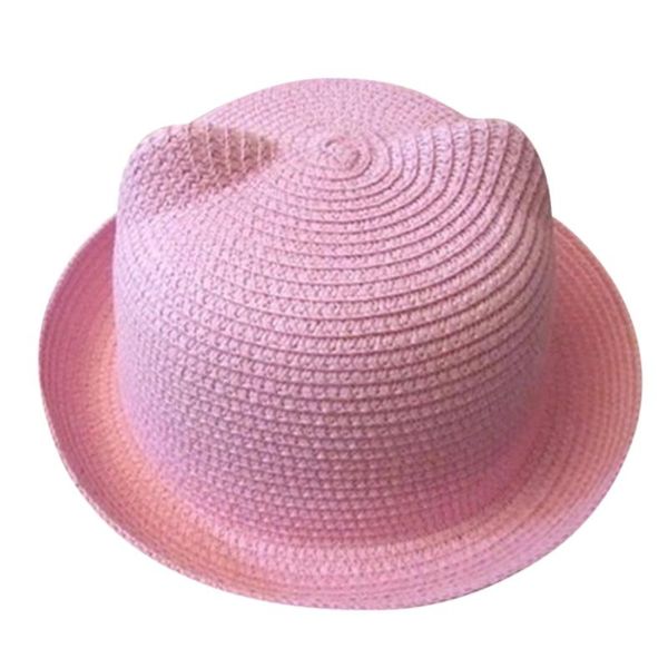 

baby hat kids newborn cap pgraphy props muts summer baby hat cap children breathable straw kids boy girls hats, Yellow