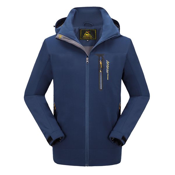 

8xl новая осень весна мужская куртка водонепроницаемое пальто softshell с капюшоном женская верхняя одежда мужская брендовая одежда j6t423, Black;brown