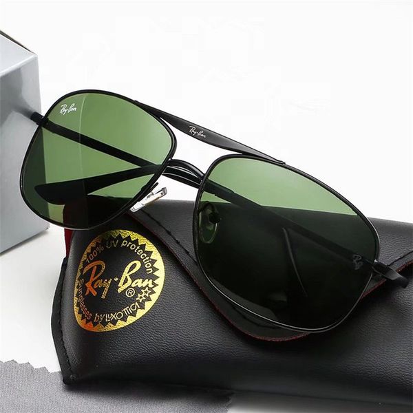 

2019 luxury cla ic pilot ungla e de igner brand men women un gla e eyewear metal gla len e with box