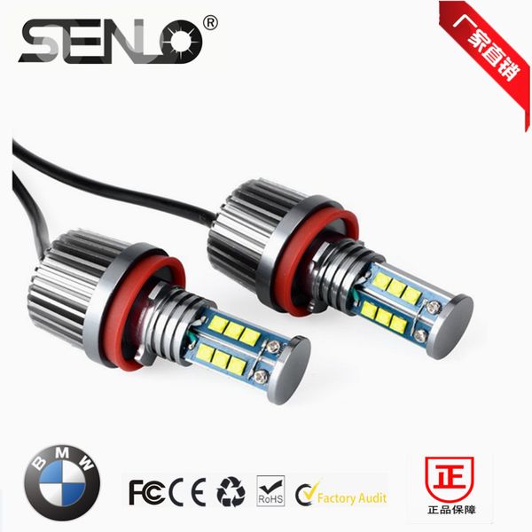 

high bright h8 e92 led marker canbus led angel eyes 120w xenon white 6000k for x5 e70 x6 e71 e90 e91 e92 m3 e60