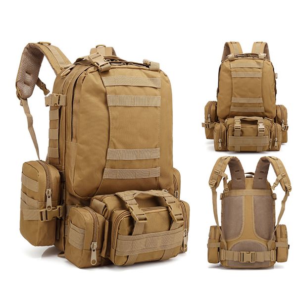 

outdoor tactical package camping hiking hiking backpack 55l molle outdoor bag camping trekking backpack a1