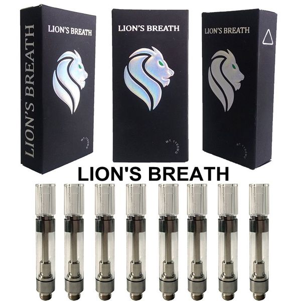 

Новые Lions Breath Vapes картриджи Упаковка Vape Pen 510 Thread масло Телеги E Cigarette Atomizer Круглый Пресс Совет Испаритель Быстрая доставка