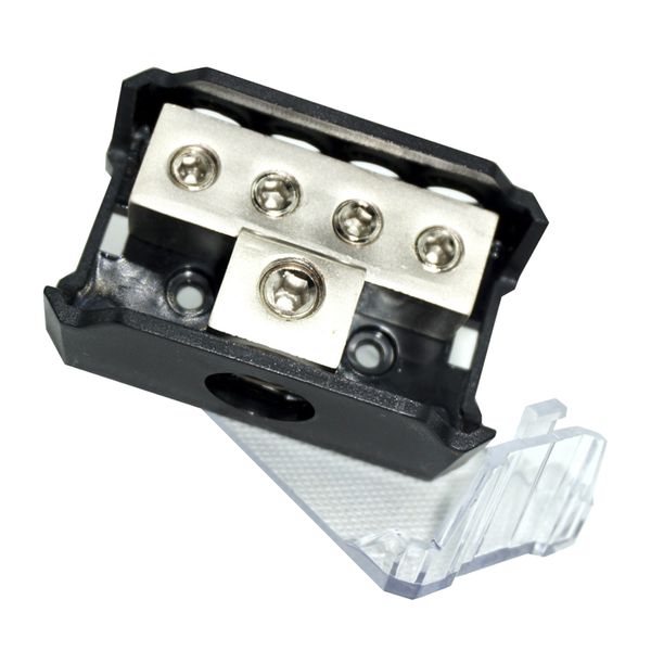 

car audio amp power ground distribution block 1x 0ga to 4x 4ga splitter