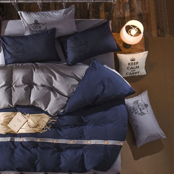 

home textile 4pcs bedding sets duvet cover bed sheet pillow cover 100%cotton autumn winter warm brand be1027