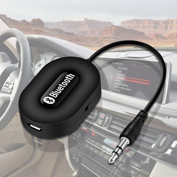 

vehicle bluetooth receiver 3.5mm auto car receiver bluetooth car kit music wireless adapter