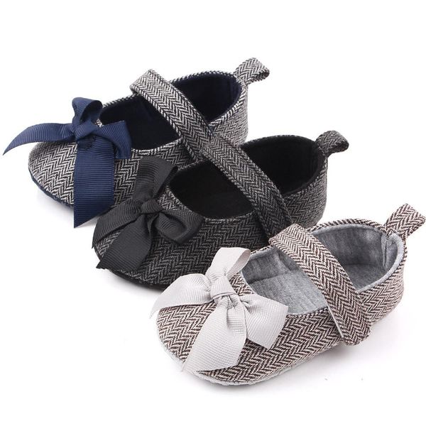 

new toddler soft soled first walkers spring baby girl shoes breathable anti-slip shoes with bowknot casual walking shoes