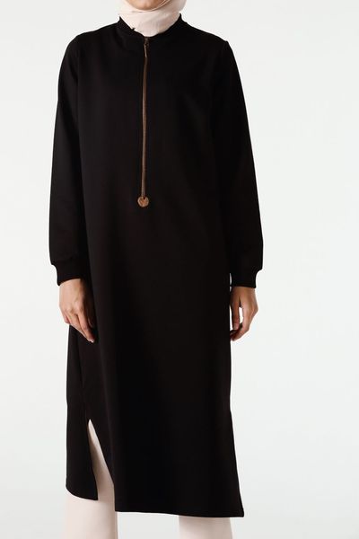 

zippered tunic, White