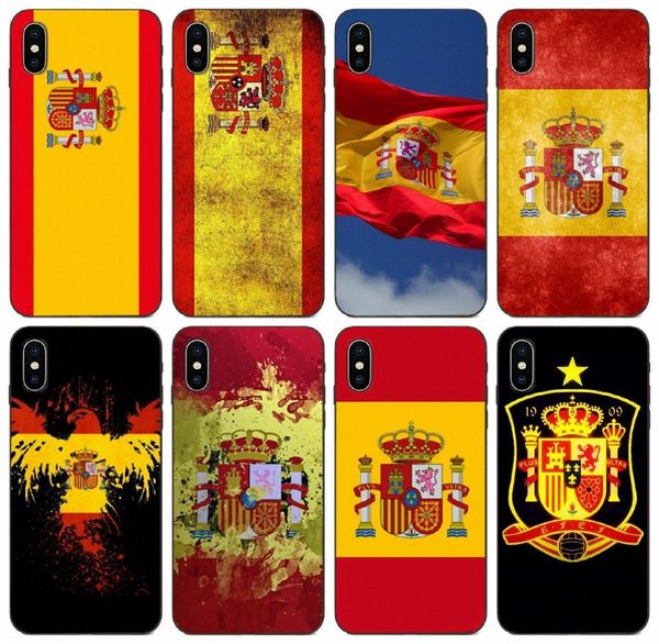 

[tongtrade] spanish spain flag case for iphone 11 pro max x xr xs 8 7 6s 5s plus samsung j4 j6 j8 huawei p9 plus lg g4 stylus fashion case