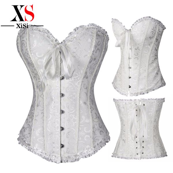 

new arrival clubwear plus size waist cincher xl women's halloween costumes 3xl plus size steel boned waist cincher blue corsett, Black;white