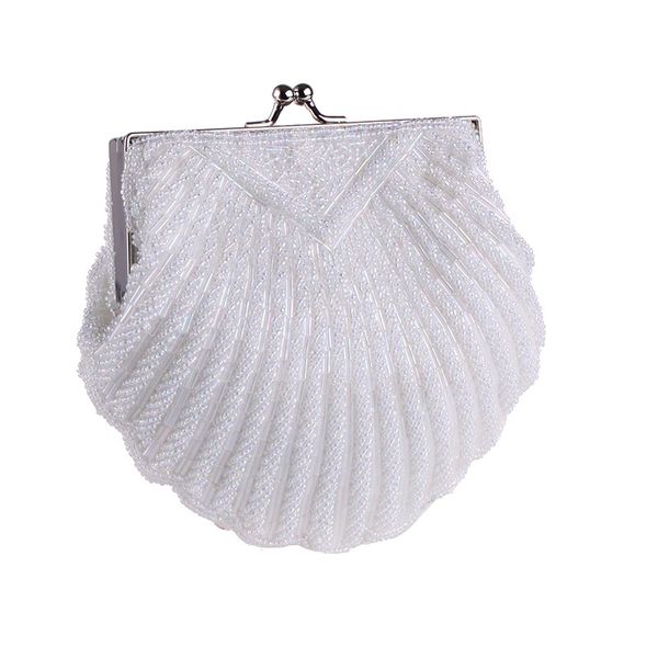 

beading evening women bag manual embroidery vintage evening party wallet shell bolsa feminina