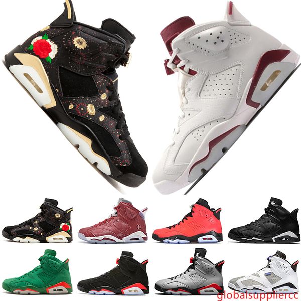 

2019 разводят vi 6 6s mens basketball обувь инфракрасный 23 3m reflective тинкер gatorade green oreo мужчины спорт кроссовки проектировщик к