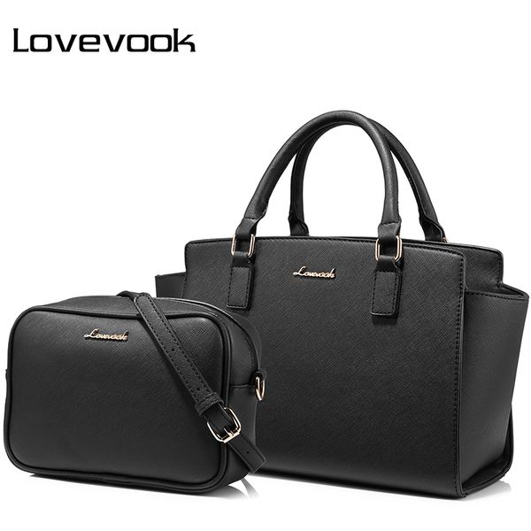 

lovevook women bag leather set ladies handle bags pu shoulder crossbody bag female purse and handbags t200428