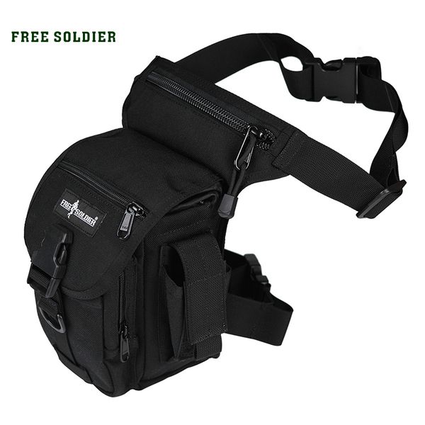 

soldier outdoor sports 1000d nylon tactical leg bag waist leg bag for camping hiking climbing men's waist pack